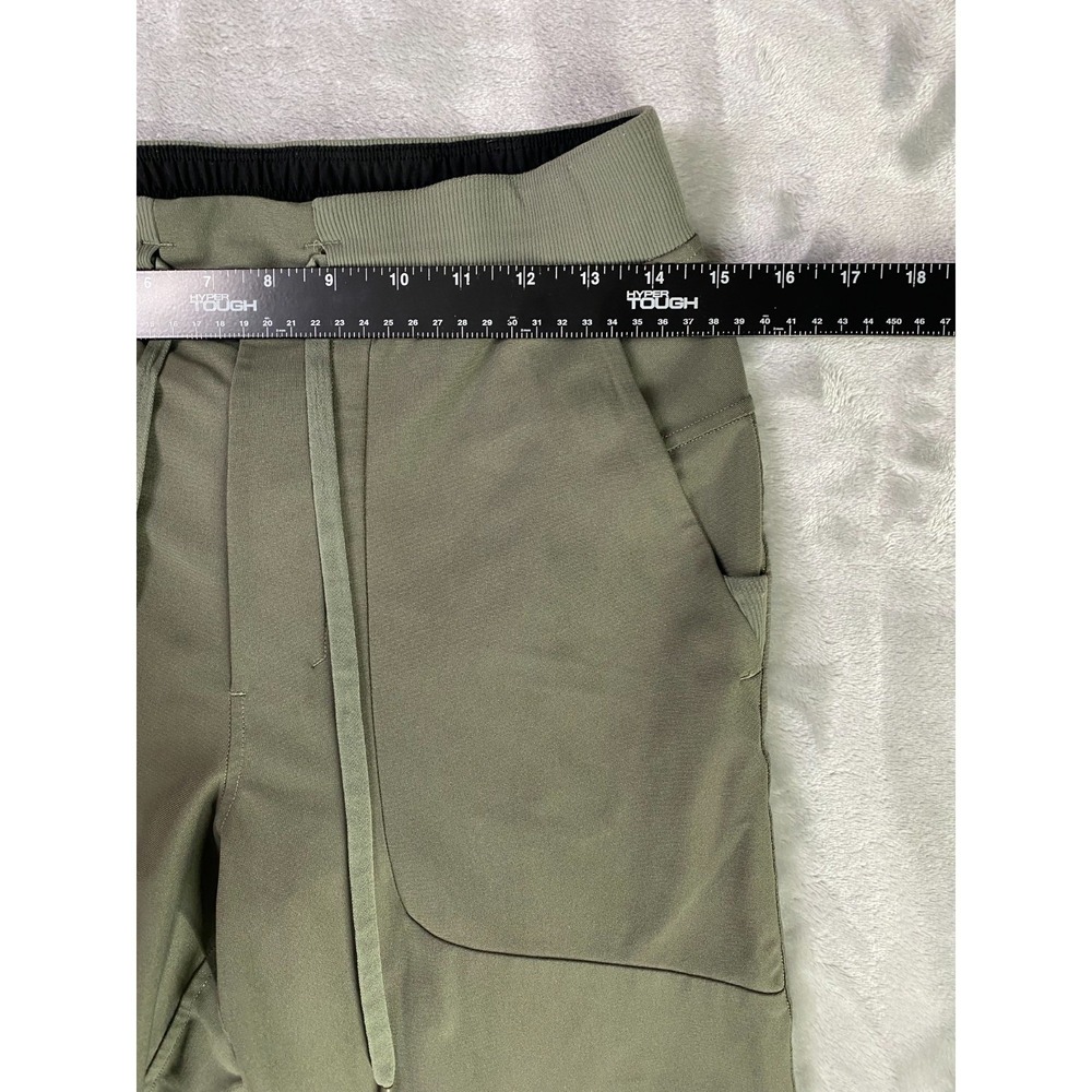 Lululemon ABC Jogger Men Small Olive Green Tapered Athletic Pants LM5AOLS - Picture 4 of 5